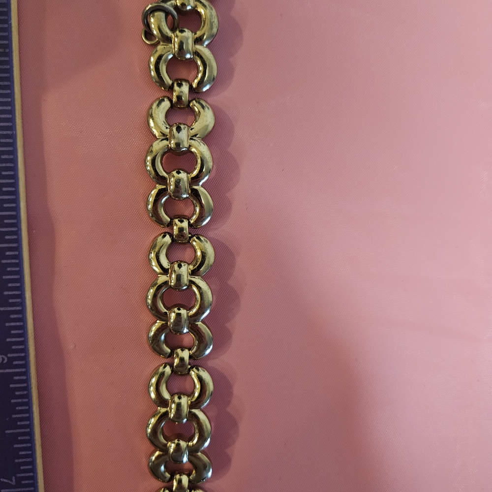 Monet Gold Tone Chain Bracelet